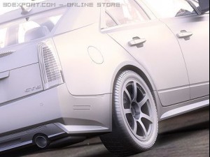 cadillac ctsv Model 3D