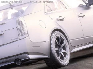 cadillac ctsv 3D Model