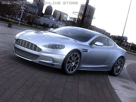 aston martin dbs 3D Model .c4d .max .obj .3ds .fbx .stl .blend