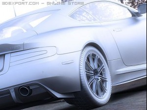 aston martin dbs 3D Modell