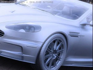 aston martin dbs 3D Model
