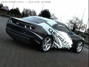chevrolet camaro ss 2010 3D Model