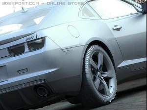 chevrolet camaro ss 2010 3D Model