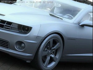 chevrolet camaro ss 2010 3D Model