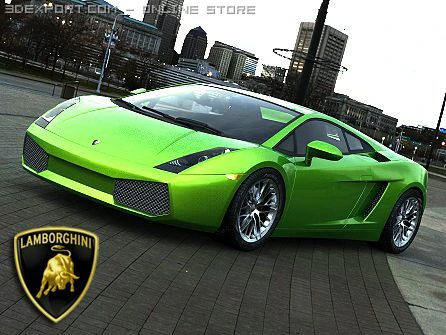 lamborghini gallardo 3D Model .c4d .max .obj .3ds .fbx .stl .blend 