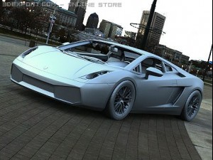 lamborghini gallardo 3D मॉडल