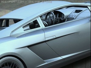 lamborghini gallardo 3D मॉडल