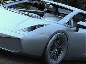 lamborghini gallardo 3D मॉडल