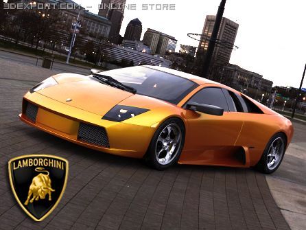 lamborghini murcielago 3D Modell .c4d .max .obj .3ds .fbx .stl .blend