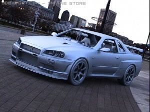 nissan skyline gtr vspec ii 3D Model