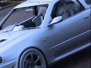 nissan skyline gtr vspec ii 3D Model
