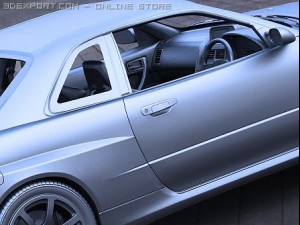 nissan skyline gtr vspec ii 3D Model