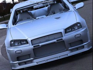nissan skyline gtr vspec ii 3D Model