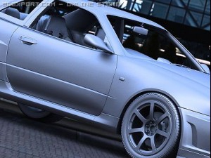 nissan skyline gtr vspec ii 3D Model