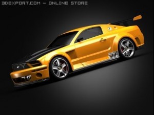 ford mustang gtr 3D Модель