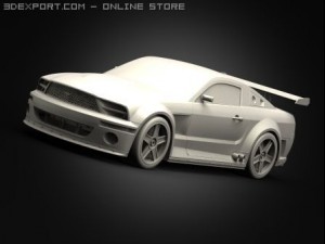 ford mustang gtr 3D Модель