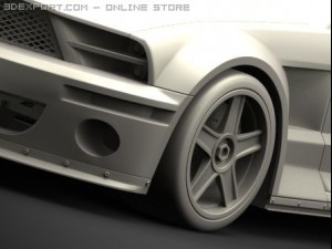 ford mustang gtr 3D Модель