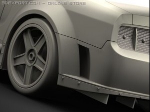 ford mustang gtr 3D Модель