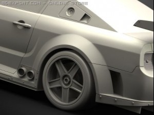 ford mustang gtr 3D Модель