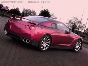 nissan gtr 3D Model