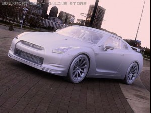 nissan gtr 3D Model