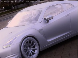 nissan gtr 3D Model