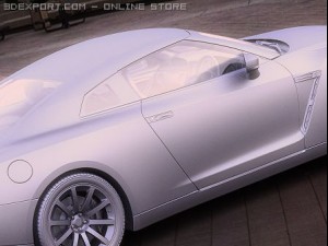 nissan gtr 3D Model