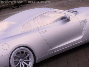 nissan gtr 3D Model