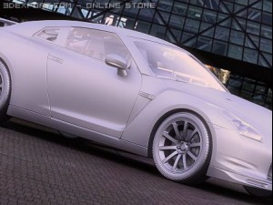 nissan gtr 3D Model