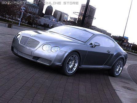 bentley continental gt Model 3D .c4d .max .obj .3ds .fbx .stl .blend 
