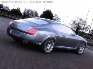 bentley continental gt Model 3D