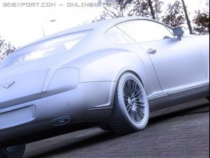 bentley continental gt Model 3D