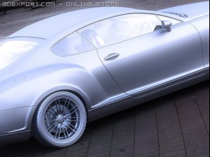 bentley continental gt Model 3D