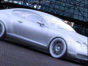 bentley continental gt Model 3D