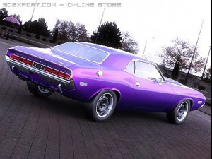 dodge challenger 1970 Model 3D