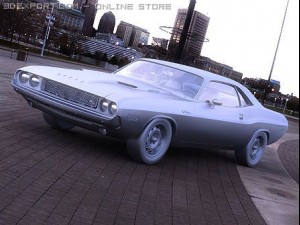 dodge challenger 1970 Model 3D