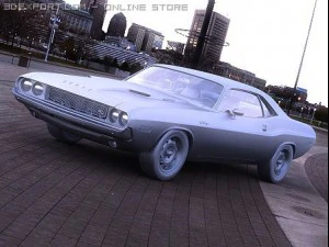 dodge challenger 1970 3D Model