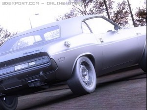 dodge challenger 1970 Model 3D