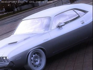 dodge challenger 1970 3D Model