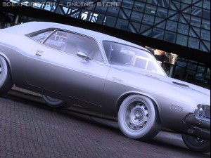 dodge challenger 1970 Model 3D