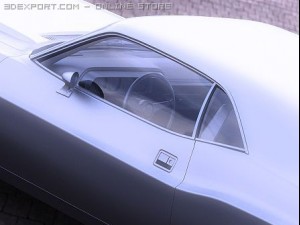 dodge challenger 1970 Model 3D