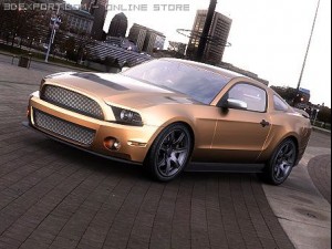 ford mustang shelby gt500 2011 custom Model 3D