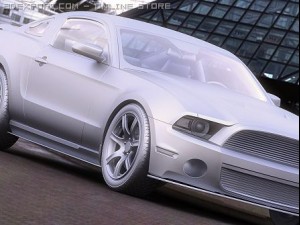 ford mustang shelby gt500 2011 custom 3D Модель