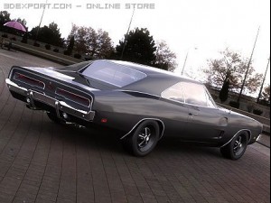 dodge charger rt 1969 3D Model