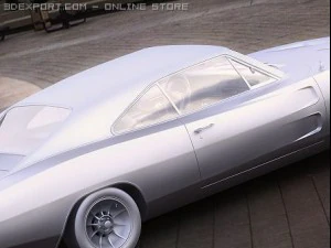 dodge charger rt 1969 gl 3D Model