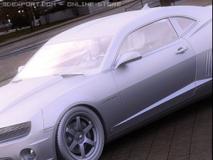 chevrolet camaro ss 2010 custom 3D Model