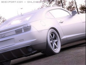 chevrolet camaro ss 2010 custom 3D Model