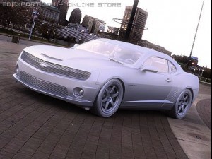 chevrolet camaro ss 2010 custom 3D Model
