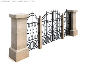 gate Modelo 3D