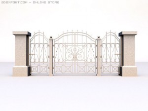 gate 3D 模型
